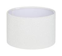 Abat-Jour en Tissu Bouclette "Beline" 30cm Blanc