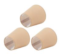 Abat-jour en tissu moderne, lot de 3 pièces, protection contre la poussière E14 pour chambre à coucher, couleur kaki