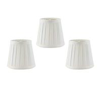 Abat-jour en Tissu N 3 Pièces E14 Clip sur Couvercle de Lampe pour Bougie Lustre - Décor Hôtel Ktv