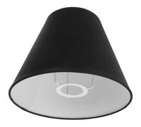 Abat-jour en Tissu Noir E27 E14, Carcasse Abat Jour Décorative