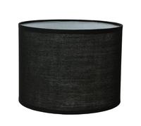 Abat-Jour En Tissu Noir Pour Lampe De Table Ø17Cm Cylindre Abat-Jour