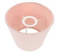 Abat-jour en Tissu Rose E27 pour Lampe de Table, Chambre et Nursery | Remplacement Rond Style Tambour, Tissu Respirant Structure Métal Plastique, Usage Quotidien