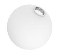 Abat-jour en Verre Blanc Dépoli, Globe Sphérique E27 Fileté 40 MM | Remplacement pour Luminaire Cassé, Ouverture 40mm, Raccord Complet ou Demi-filet, Lumière Douce et Homogène
