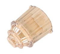 Abat-jour en Verre Côtelé Style Européen, Forme Cloche, 1 Cm