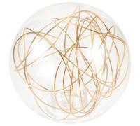 Abat-jour en Verre Globe Or, Cache-ampoule Suspendre