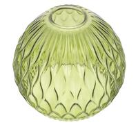 Abat-jour en Verre Gravé Vert Ananas 42mm Suspendre E27 | Verre Sculpté Embossé, Lumière Douce sans Éblouissement, Installation Facile, Salon et Salle à Manger