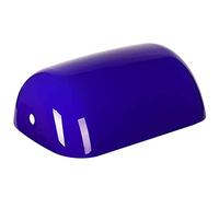Abat-jour en verre multicolore de rechange pour lampe banquier 22,5 x 13,5 x 7,5 cm - Bleu élégant - Accessoire parfait pour la décoration de la maison et du bureau