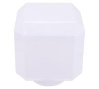 Abat-jour Étanche en Acrylique à Visser pour Poteau Extérieur Blanc | Fixation Filetée, Protection la Pluie, Éclairage Doux pour Clôture, Terrasse, Jardin, Villa et Lampadaire