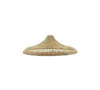 Abat jour naturel FREYA LARGE en herbe marine style bohème H22cm pour monture électrique E27