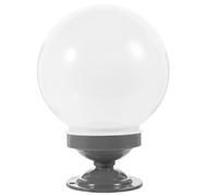 Abat-jour Globe en Acrylique pour Poteau, Éclairage Extérieur Décoratif | Surface Transparente Lisse, Structure Simple et Légère, Protège L’ampoule les Intempéries, pour Allées, Hôtels