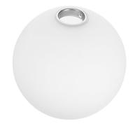 Abat-jour Globe en Verre Blanc Dépoli pour Douille E27 | Remplacement pour Applique Extérieure, Finition Givrée, Forme Sphérique Ronde, pour Salon et Îlot la Cuisine