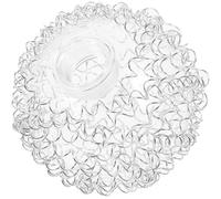 Abat-jour globe en verre G9 pour suspension décorative | Structure en fil d’aluminium, pose simple, compatible plafonnier et luminaire suspendu, finition élégante