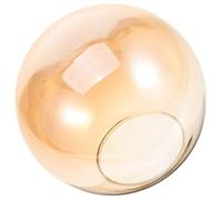 Abat-jour globe en verre orange pour lustre de rechange | Pose simple, pour luminaire suspendu, bords arrondis, remplacement d’un abat-jour usé ou cassé, usage sûr