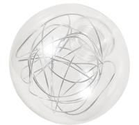 Abat-jour globe en verre transparent 10 CM pour suspension | Cache-ampoule fileté G9, remplace un verre cassé ou usé, protège la lumière, usage café et bureau