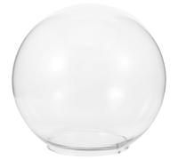Abat-jour globe en verre transparent 150 MM de rechange | Verre simple et délicat, installation facile, pour remplacer un ancien ou un cassé, usage salon et chambre