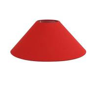 Abat Jour Grand abat-jour rétro en lin E27, utilisé pour remplacer le couvercle des lampadaires, des suspensions et des bureaux dans les familles d'accueil(Red,Diameter60cm)