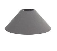 Abat Jour Grand abat-jour rétro en lin E27, utilisé pour remplacer le couvercle des lampadaires, des suspensions et des bureaux dans les familles d'accueil(Gray,Diameter30cm)