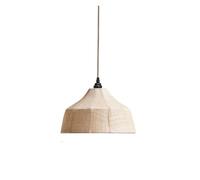 Abat-jour Lampe suspendue vintage en tissu et lin for décoration de restaurant, hôtel, salle de bain, salon de thé, séjour chez l'habitant, éclairage de salle à manger, abat-jour en tissu(Color B50cm,