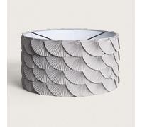 Abat-Jour Lampe Toile Anabela Gris