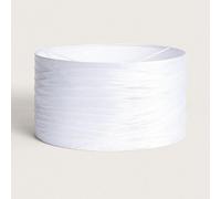 Abat-Jour Lampe Toile Marissa Blanc