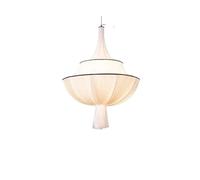 Abat-jour Lampes suspendues en tissu for salon, salle à manger, plafonnier, maison, chambre à coucher, loft, lanterne suspendue, abat-jour en tissu, housse de lampe(Color 2,Cold White)