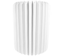 Abat-jour Lanterne en Papier Pliable Blanc, Rond, Style Rustique | Installation Facile, Protection de L’ampoule, pour Plafonniers, Coin Lecture, Étude, Rénovation