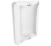 Abat-jour Lanterne Origami Pliable en Papier Magnétique Blanc Moderne | Couverture Décorative Ronde, pour Intérieur et Couloir, Protège la Lampe, Style Rustique, Locataires