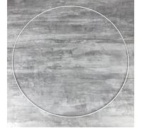 Abat-jour - LEALOO - Grand Cercle XXL - Métallique blanc - Diamètre 80 cm - Utilisation intérieure