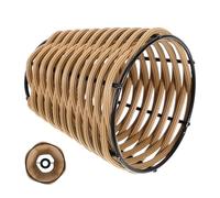 Abat-Jour Lot de 5 abat-jours suspendus en bambou et rotin tressé, miniatures, petits abat-jour, accessoires d'éclairage, for lustre pour la Chambre