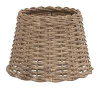 Abat jour marron Ø30x20 cm osier