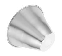 Abat-jour Métallique Suspendre, Alliage D'aluminium Argenté | Style Industriel Moderne Rétro, Forme Unique et Surface Lisse, pour Cordon de Plafond et Lampe Pendante
