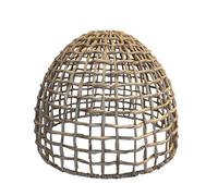 Abat jour naturel AMADEO en jacinthe d'eau style bohème H38cm pour monture électrique E27