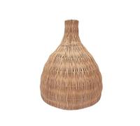 Abat jour naturel BELLA en rotin style bohème H38cm pour monture électrique E27
