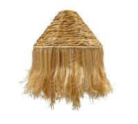 Abat jour naturel LEONORA INDOOR en jacinthe d'eau style bohème pour monture électrique E27