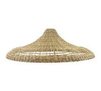 Abat jour naturel FREYA LARGE en herbe marine style bohème H22cm pour monture électrique E27