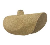 Abat jour naturel KLEIA en herbe marine style bohème H13 cm pour monture électrique E27