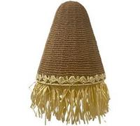 Abat jour naturel PALOMA INDOOR en herbe marine style bohème H45cm pour monture électrique E27