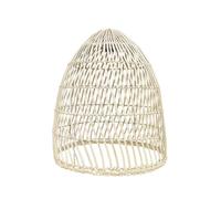 Lumisky Abat-jour naturel PAULO en rotin style bohème H45 cm pour monture électrique E27