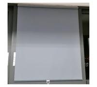 Abat-jour occultant pour portes - Protection UV anti-reflet imperméable - Installation adhésive portable - Gris - 66 x 200 cm (l x H)