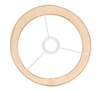 Abat-jour Osier Tissé E27 Style Rustique Décoratif pour Plafonnier | Rotin, Finition Soignée, Protège les Yeux, Décoration Maison, Aspect Élégant et Créatif, Ne Se Décolore Pas