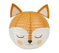 Abat-jour - OSTARIA - Boule japonaise - Renard - 35cm - Orange - Enfant
