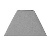 Abat-jour - OSTARIA - Carré - Gris clair - Culot E27 - Tissu contemporain