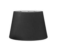 OSTARIA 98439 Abat-jour ovale Noir H30cm Dim : 44.5x29xH30cm