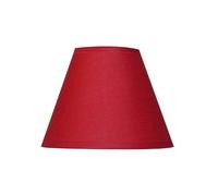 Abat-jour - OSTARIA - Rond - Rouge - Base 25 cm - Culot E27