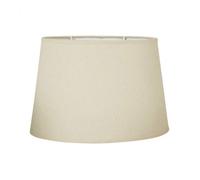 Ostaria Abat-jour Ovale Beige (Pantone 12-1403TPX) Imitation lin Base 31 cm Culot E27