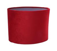 Abat-jour ovale, grand abat-jour en tissu, couvercle de lampe moderne universel E27 E14, remplacement d'abat-jour pour sol de table (4,9 pouces X 9,1 pouces X 7,1 pouces) (Vin Rouge)