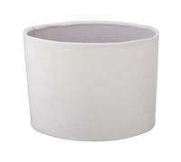 Abat-jour ovale, grand abat-jour en tissu, couvercle de lampe moderne universel E27 E14, remplacement d'abat-jour pour sol de table (4,9 pouces X 9,1 pouces X 7,1 pouces) (Blanche)