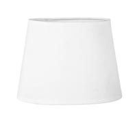 Abat-jour Ovale - OSTARIA - Blanc - Culot E14 - Base 20,5 cm - Design Contemporain