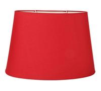 Abat-jour Ovale - OSTARIA - Rouge - Base 44,5 cm - Culot E27 - Tissu