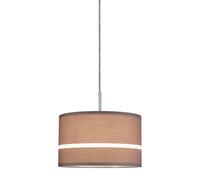 Abat-Jour Paulmann DecoSystems Tessa Max 50W Brun Foncé En Tissu